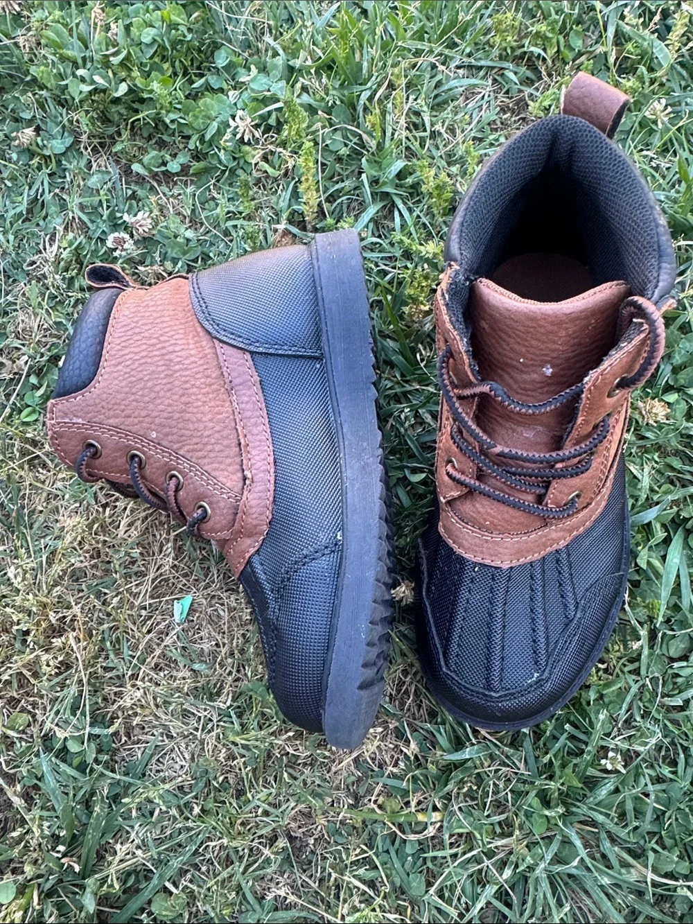 Levi's Brown and Black Kids' Duck Boots